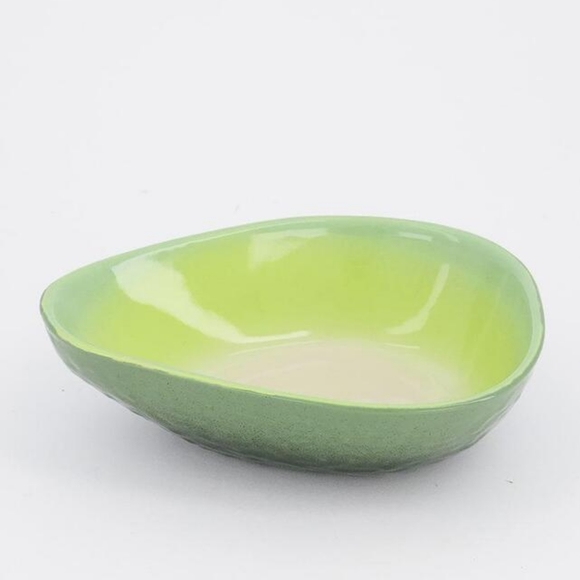 NIB Avocado Guac Serving Bowl Trinket Green - Picture 3 of 7